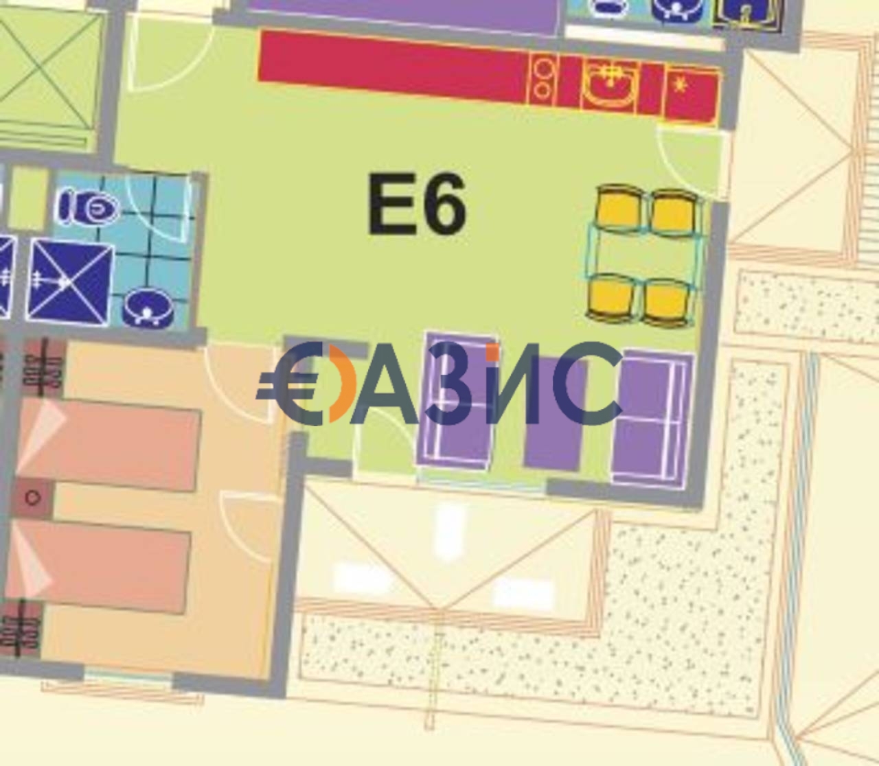 Апартаменты в Созополе, Болгария, 64.9 м² - фото 9