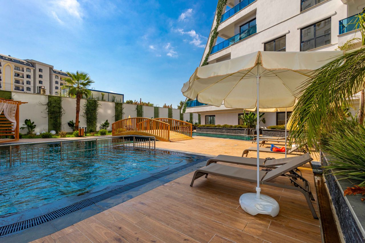 Апартаменты в Алании, Турция, 55 м² - фото 8