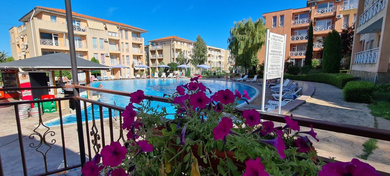 Квартира на Солнечном берегу, Болгария, 28 м² - фото 4