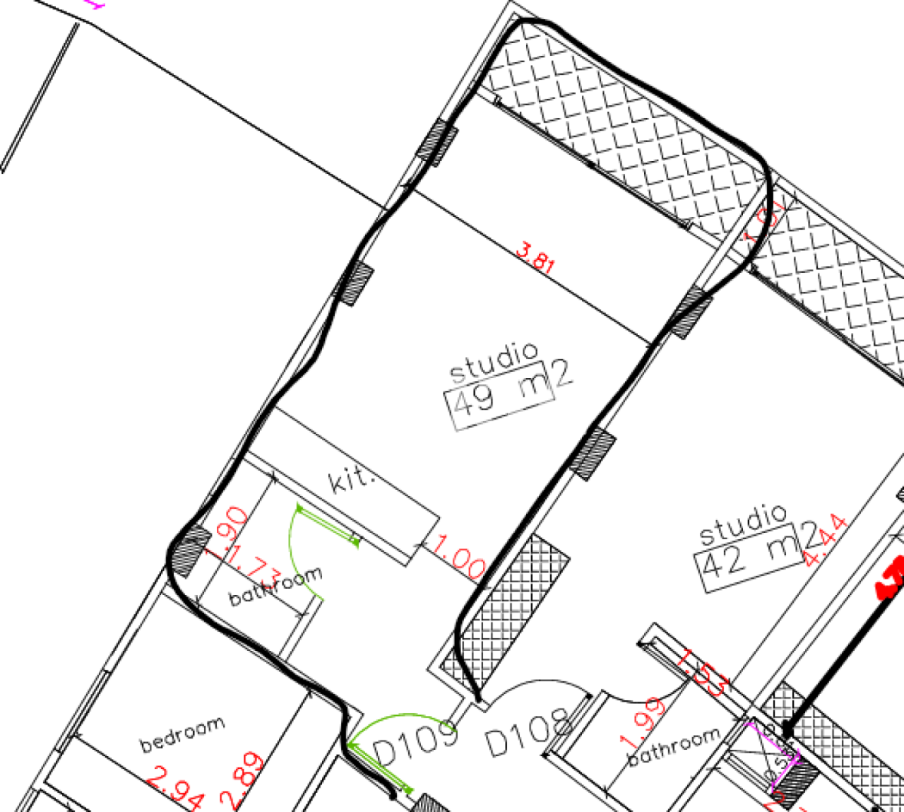 Апартаменты в Хургаде, Египет, 49 м² - фото 2