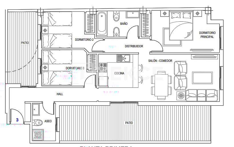 Апартаменты в Малаге, Испания, 51 м² - фото 16