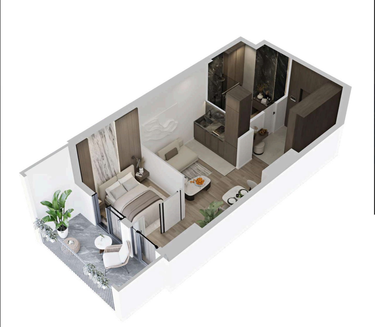 Квартира в Батуми, Грузия, 35.9 м² - фото 1