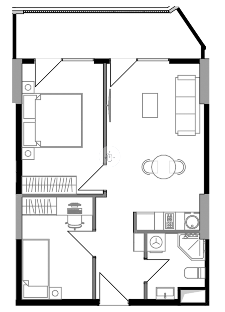 Квартира в Батуми, Грузия, 56.7 м² - фото 2