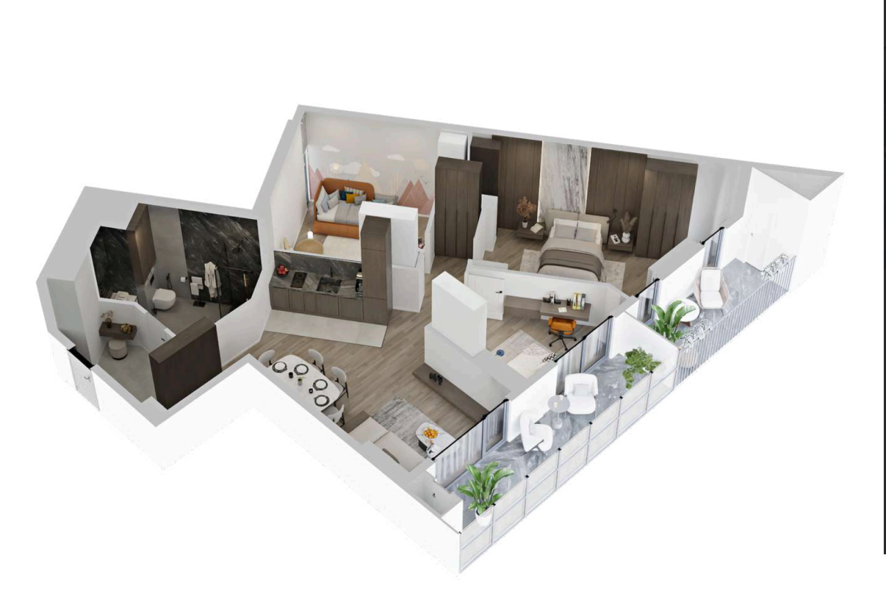 Квартира в Батуми, Грузия, 97.2 м² - фото 1