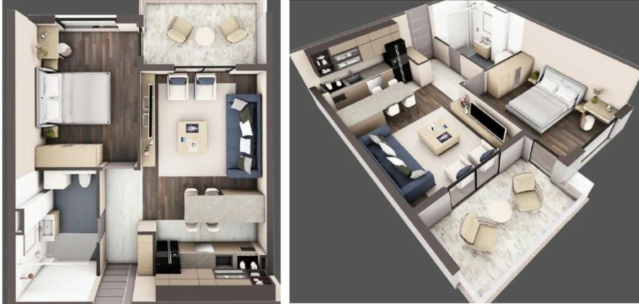 Квартира в Баре, Черногория, 75 м² - фото 2