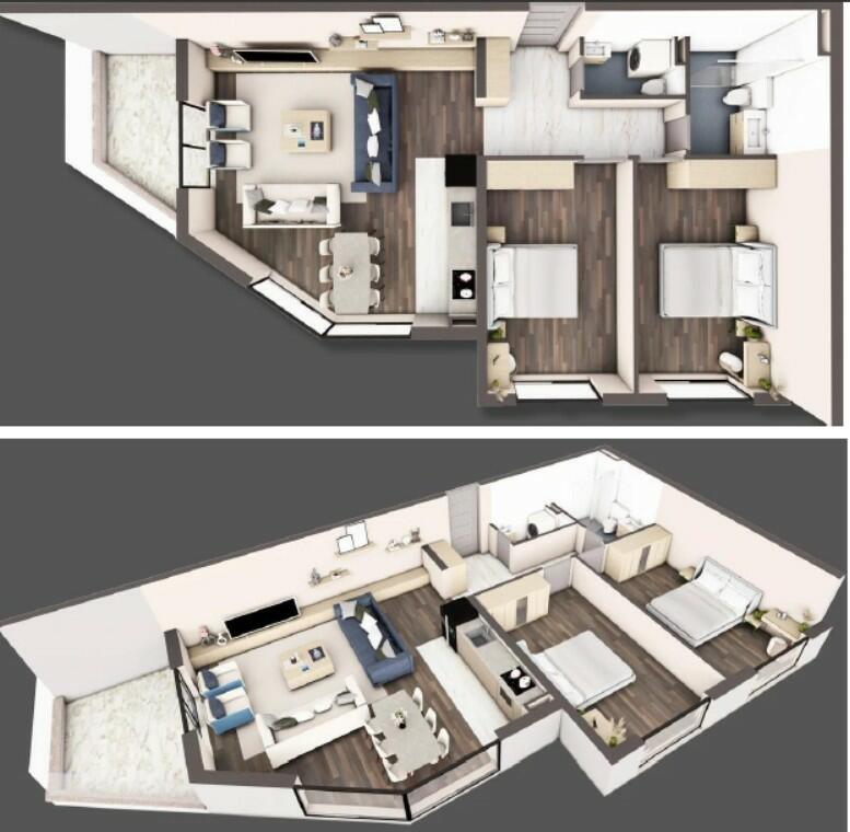 Квартира в Баре, Черногория, 75 м² - фото 4