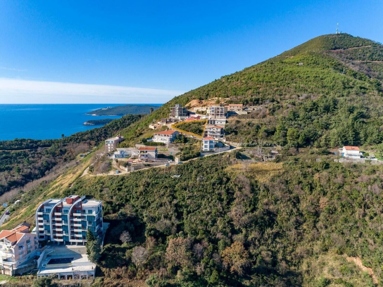 Земля в Будве, Черногория, 1 257 м² - фото 16