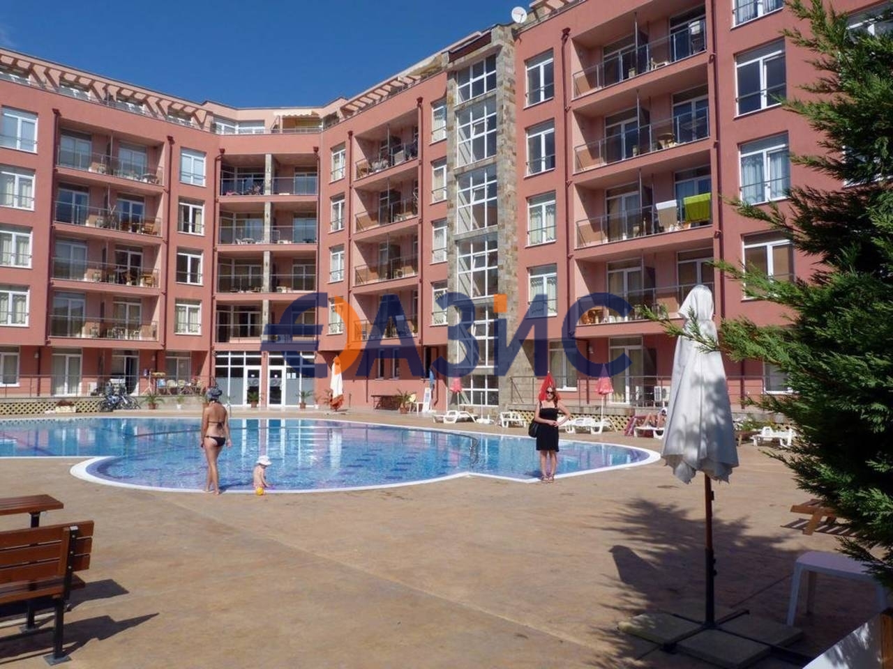 Апартаменты на Солнечном берегу, Болгария, 35.6 м² - фото 18