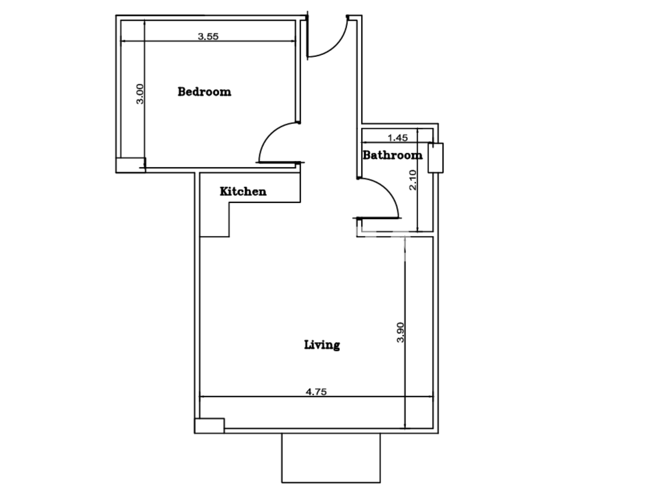 Апартаменты в Хургаде, Египет, 58 м² - фото 2