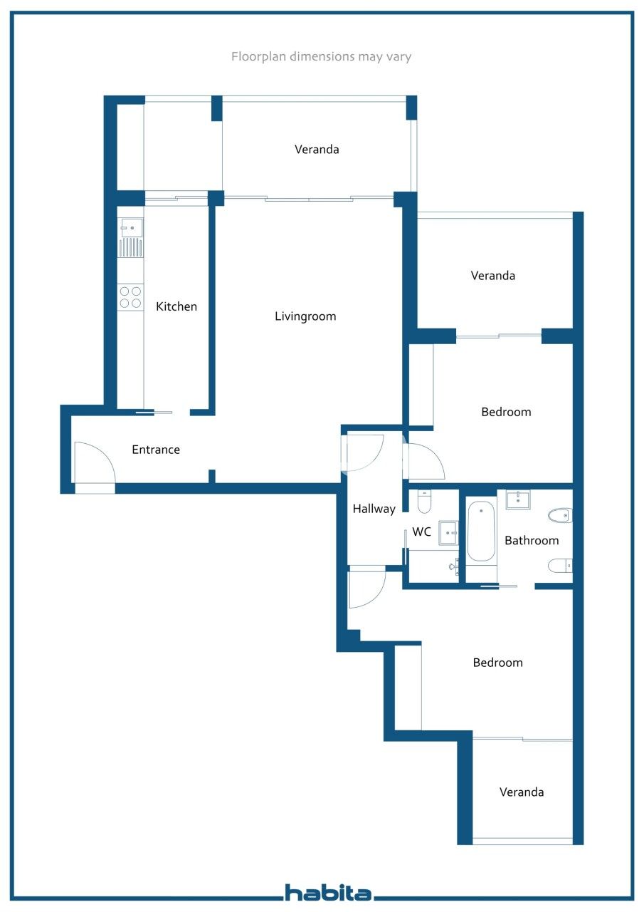 Апартаменты в Портимане, Португалия, 89.55 м² - фото 2