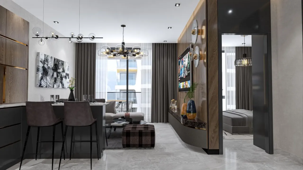 Апартаменты в Алании, Турция, 58 м² - фото 4