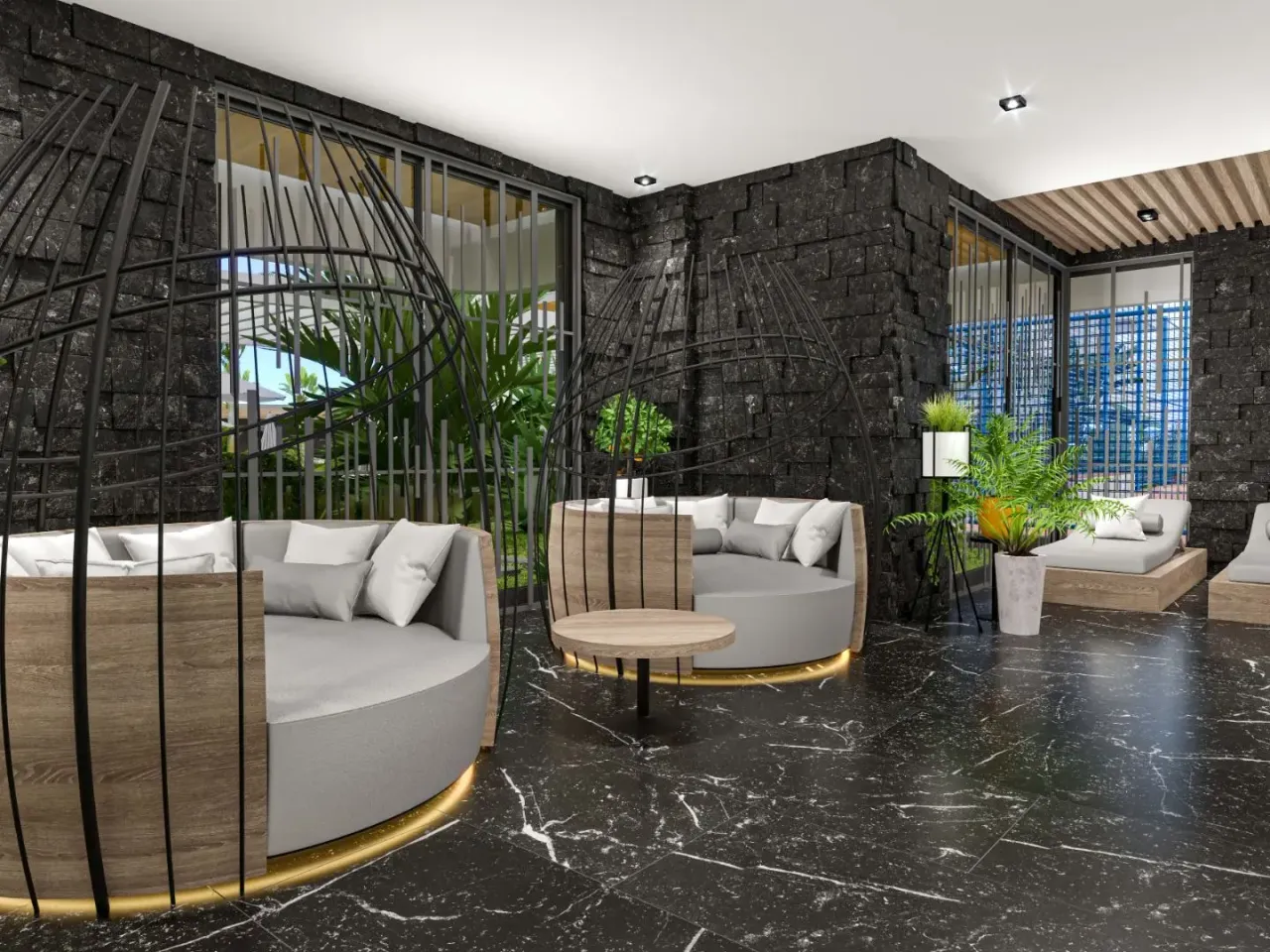 Апартаменты в Алании, Турция, 58 м² - фото 14