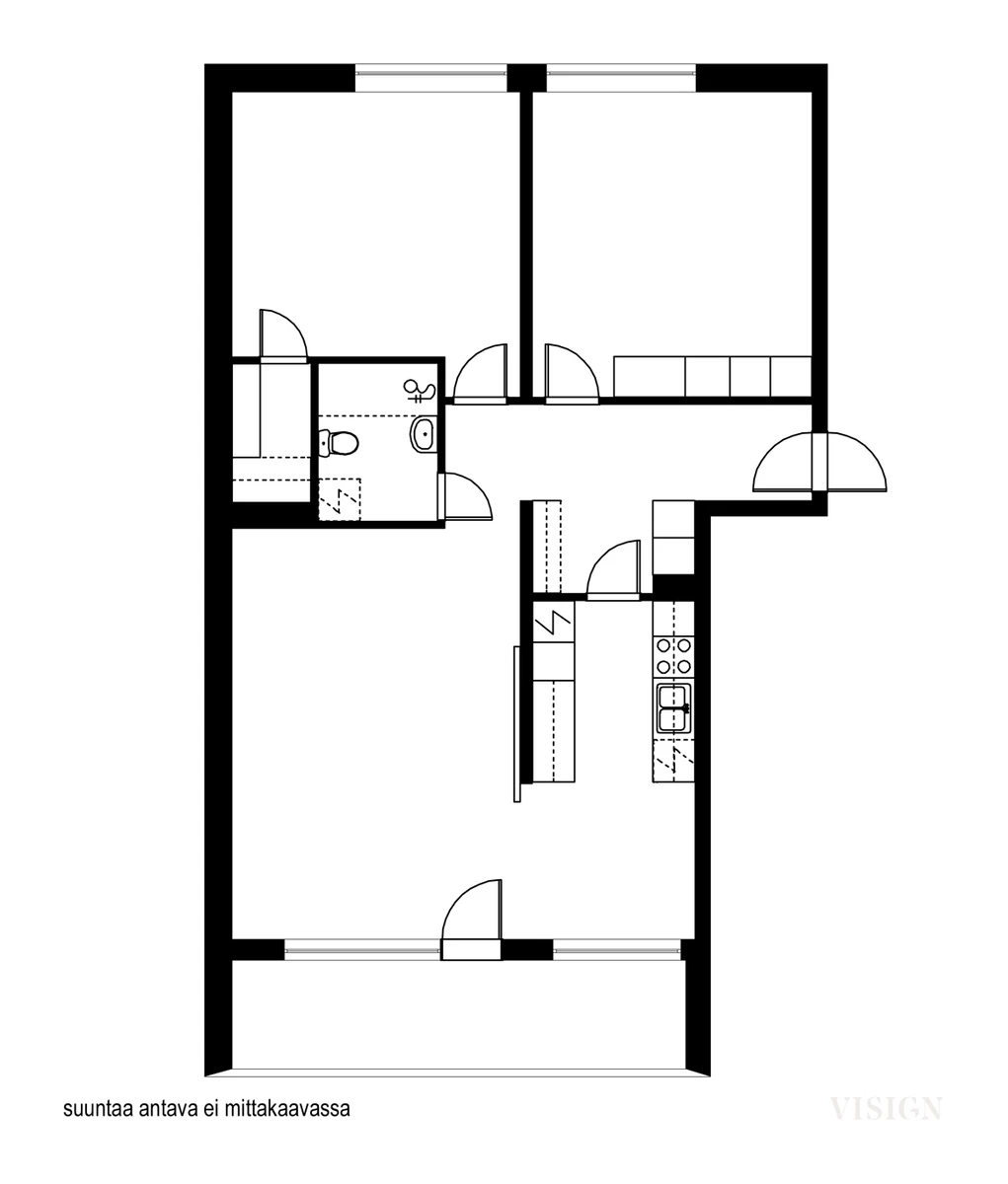 Квартира в Туусниеми, Финляндия, 84 м² - фото 2