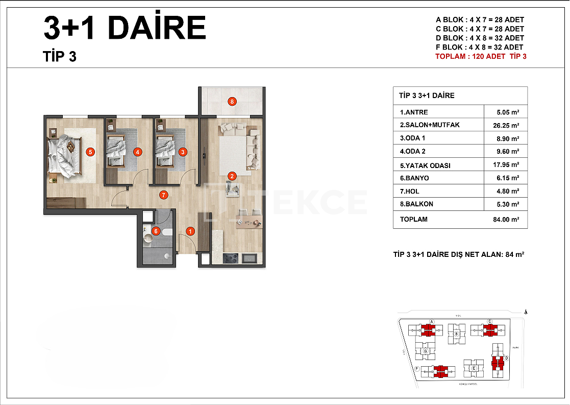 Апартаменты Османгази, Турция, 79 м² - фото 15