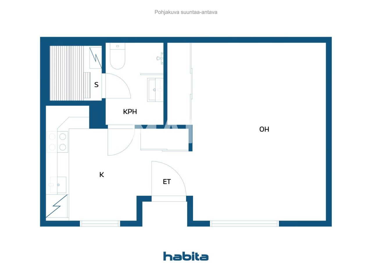 Апартаменты в Вантаа, Финляндия, 33.5 м² - фото 2