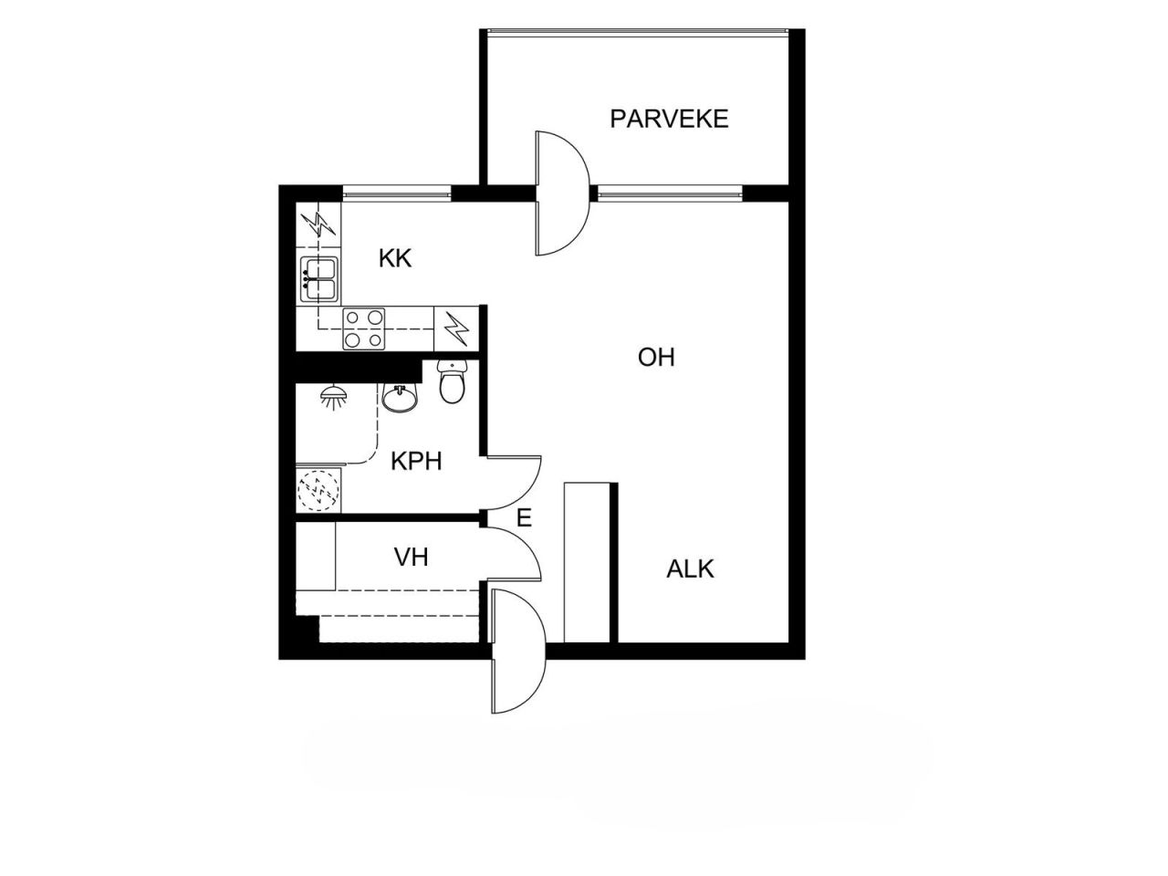 Квартира в Вантаа, Финляндия, 32.5 м² - фото 2
