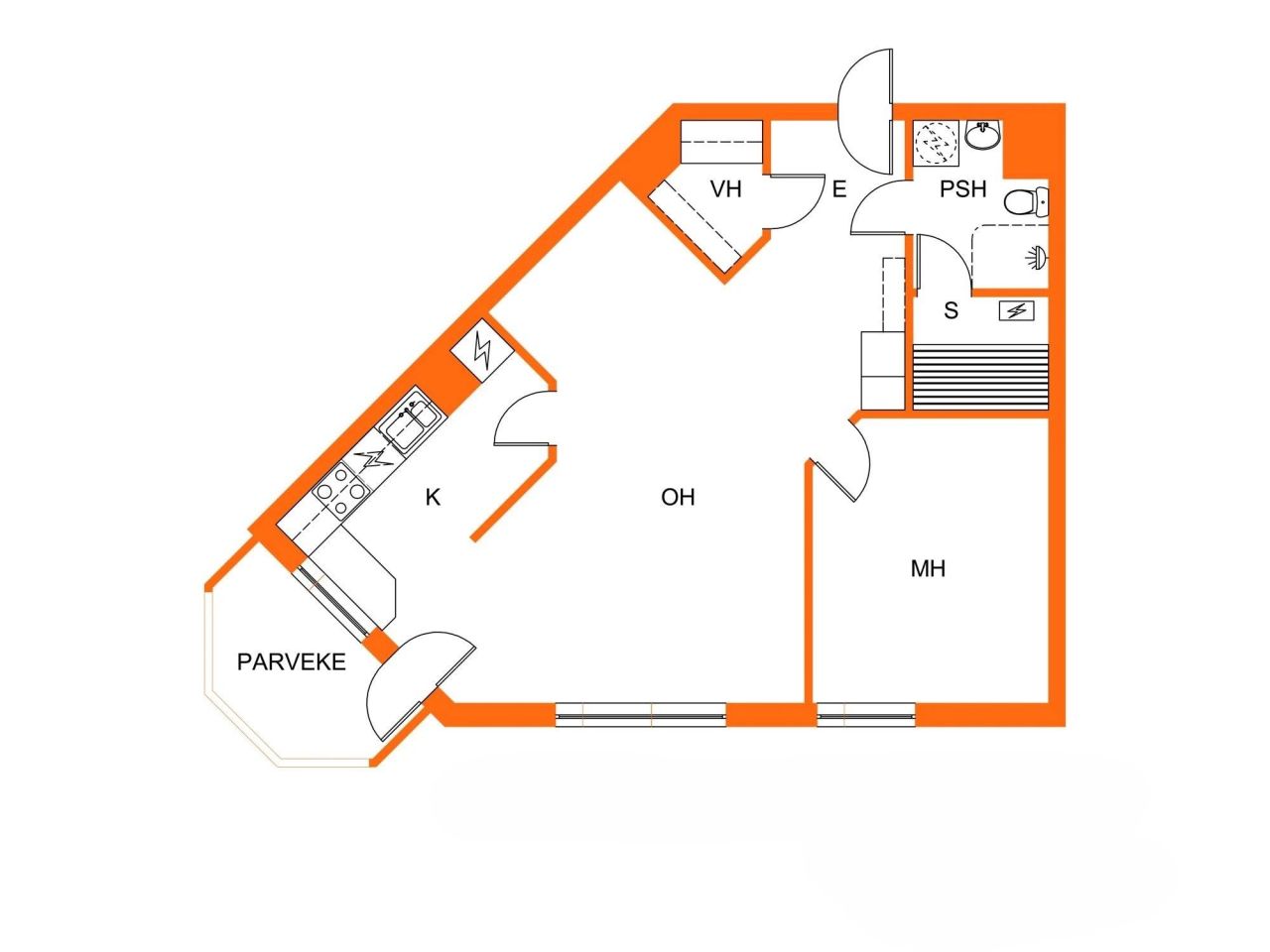 Квартира в Вантаа, Финляндия, 53 м² - фото 2