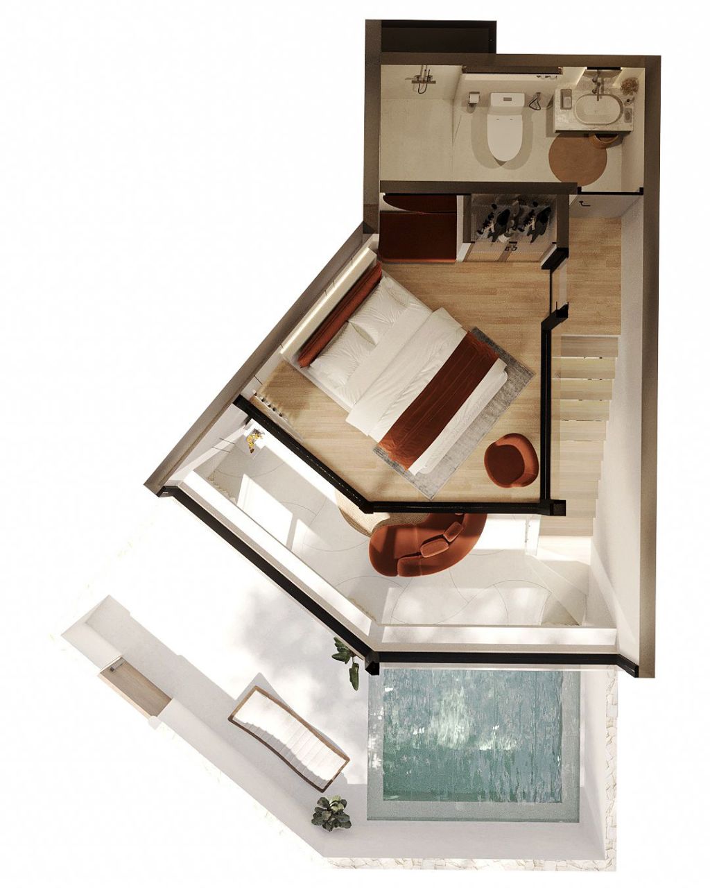 Лофт в Чангу, Индонезия, 53.5 м² - фото 13