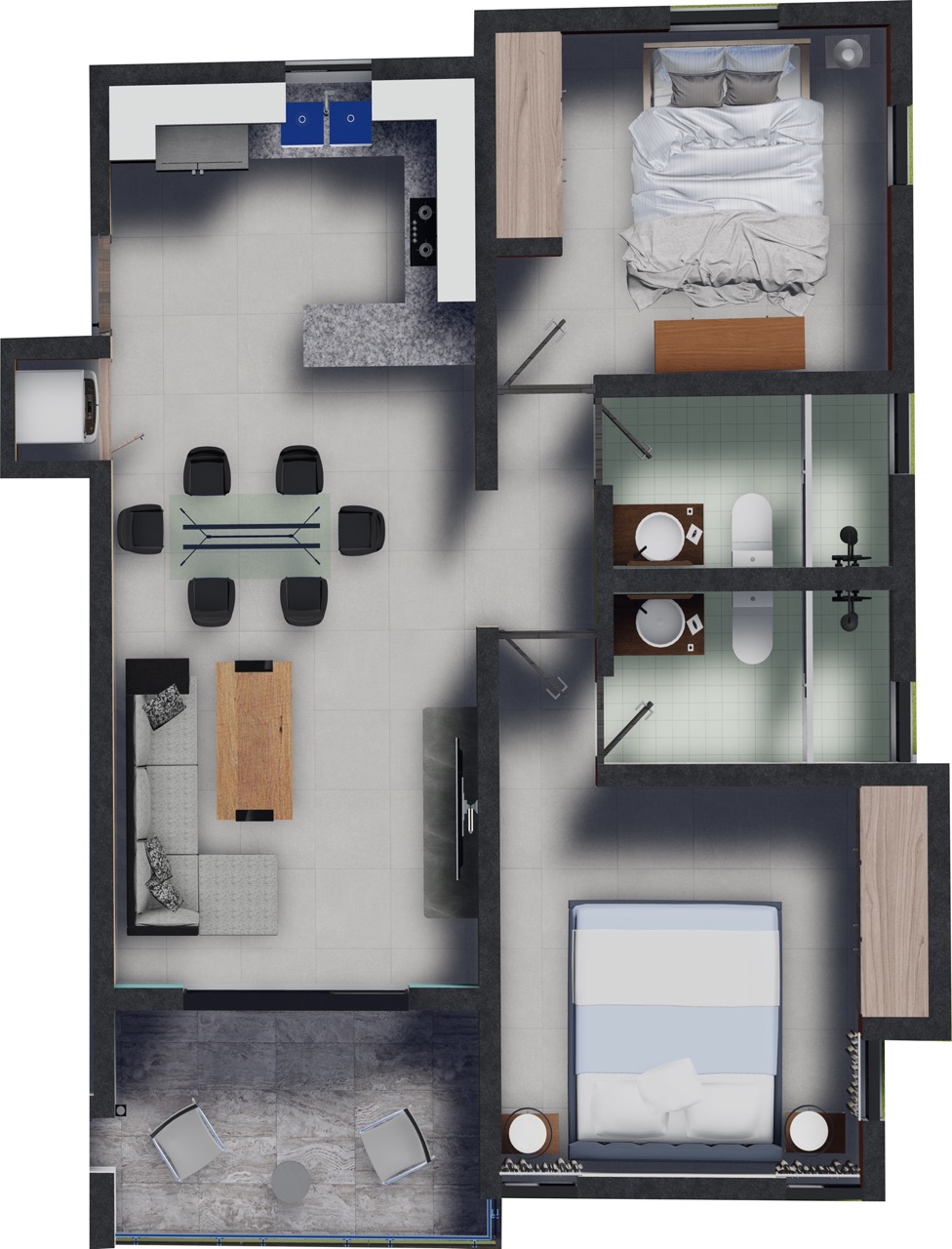 Апартаменты в Баваро, Доминиканская Республика, 76 м² - фото 18