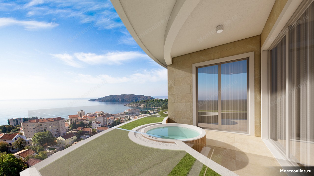 Апартаменты в Бечичи, Черногория, 40 м² - фото 4