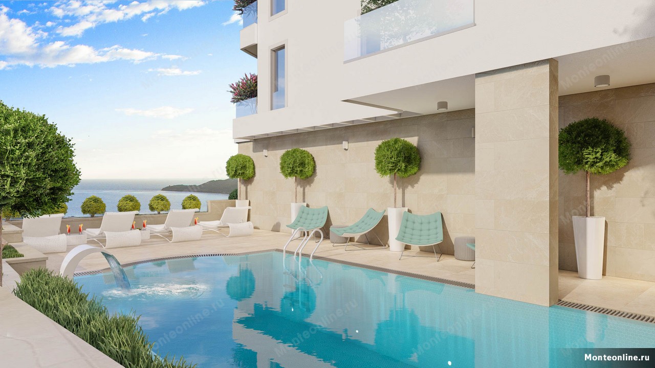 Апартаменты в Бечичи, Черногория, 40 м² - фото 11