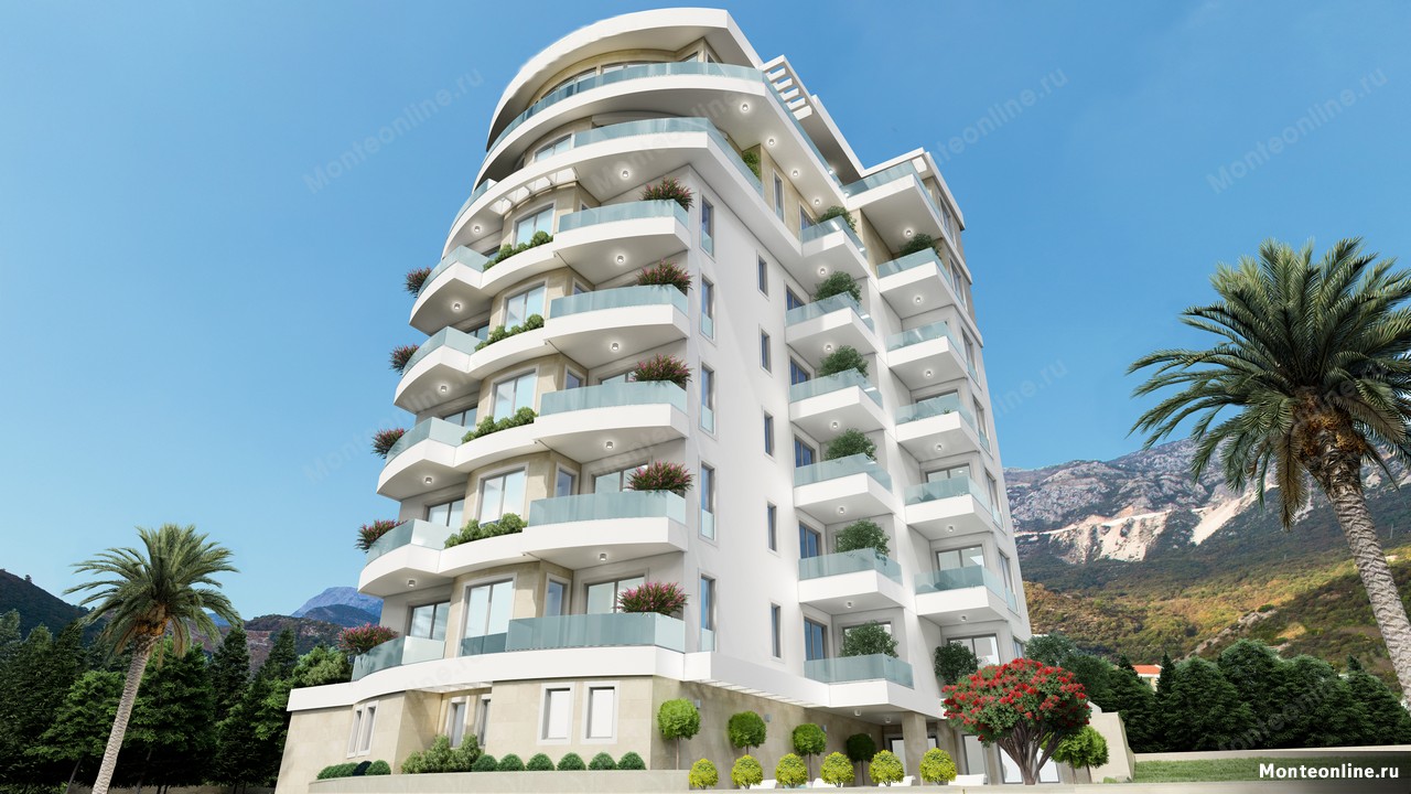 Апартаменты в Бечичи, Черногория, 40 м² - фото 12