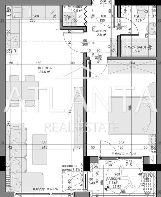 Апартаменты в Варне, Болгария, 63 м² - фото 1