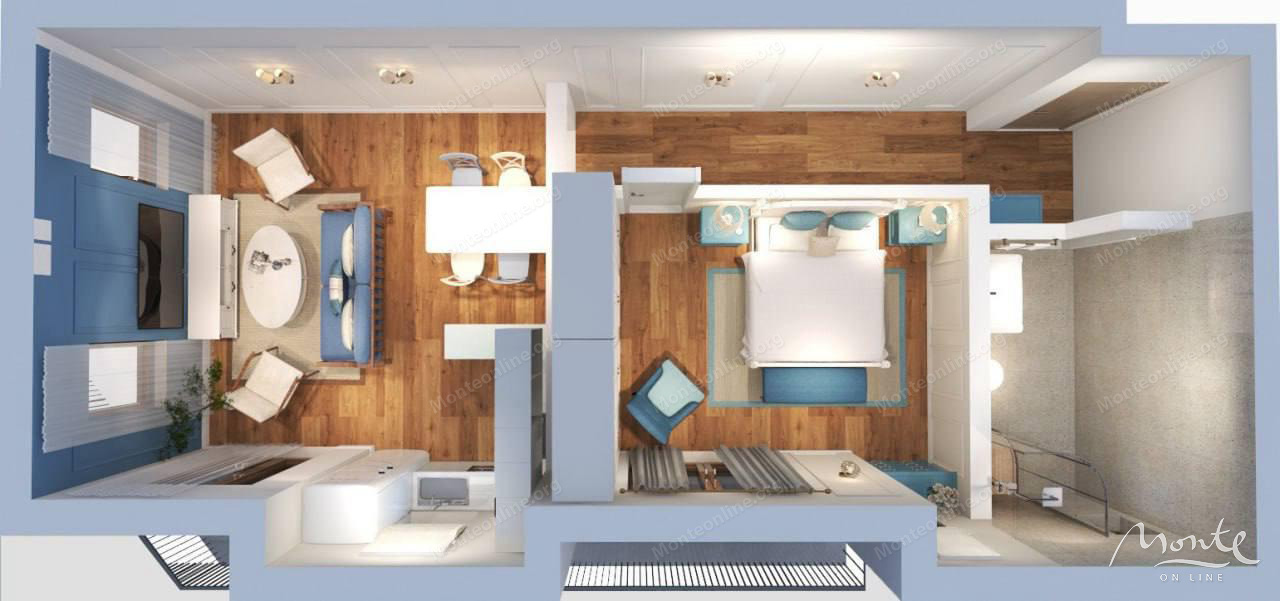 Апартаменты в Рисане, Черногория, 49 м² - фото 9