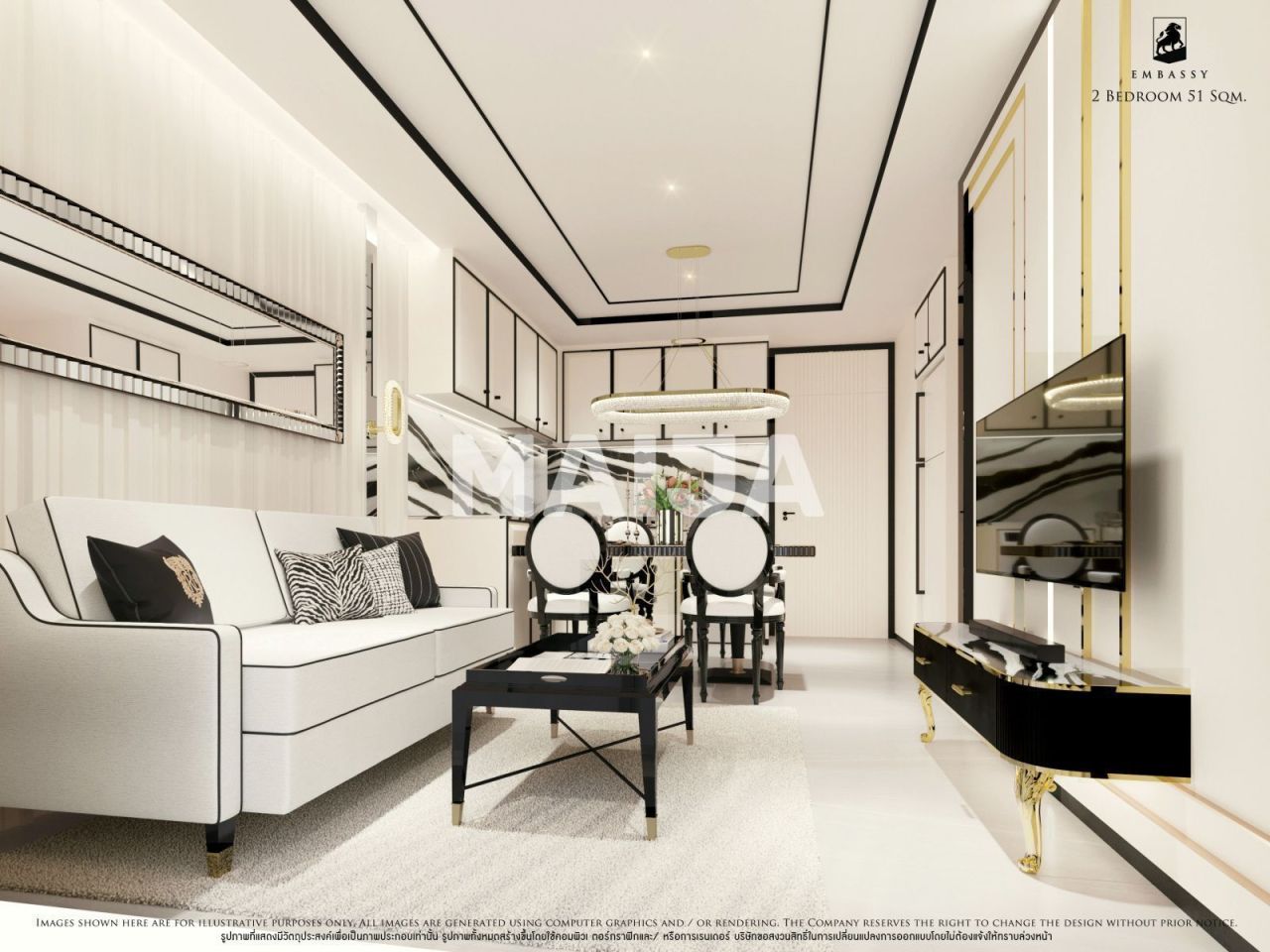 Апартаменты в Паттайе, Таиланд, 51 м² - фото 4