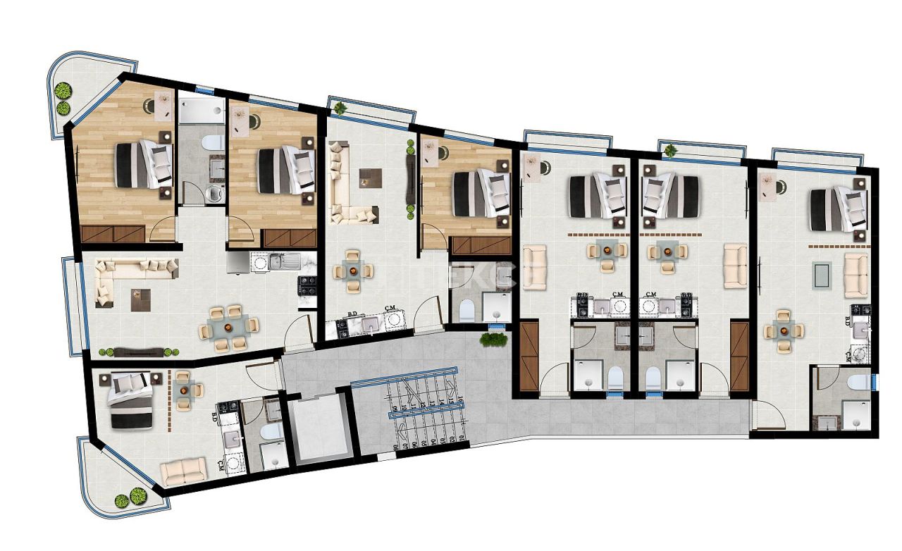 Апартаменты в Искеле, Кипр, 70 м² - фото 6