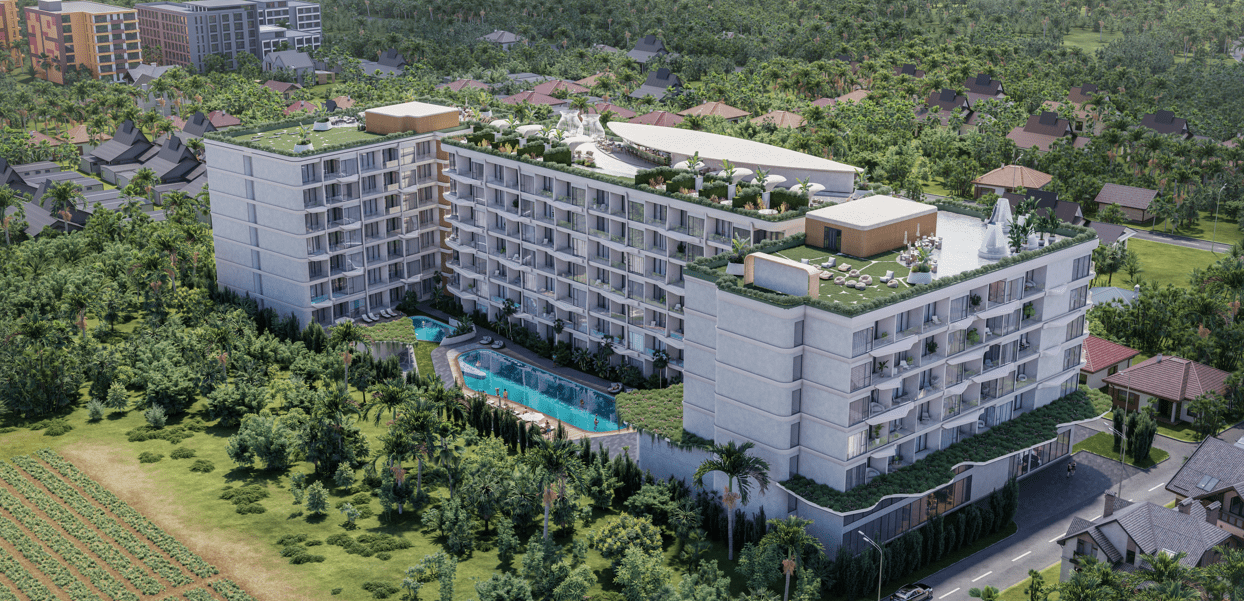 Апартаменты на пляже Найхарн, Таиланд, 36 м² - фото 1