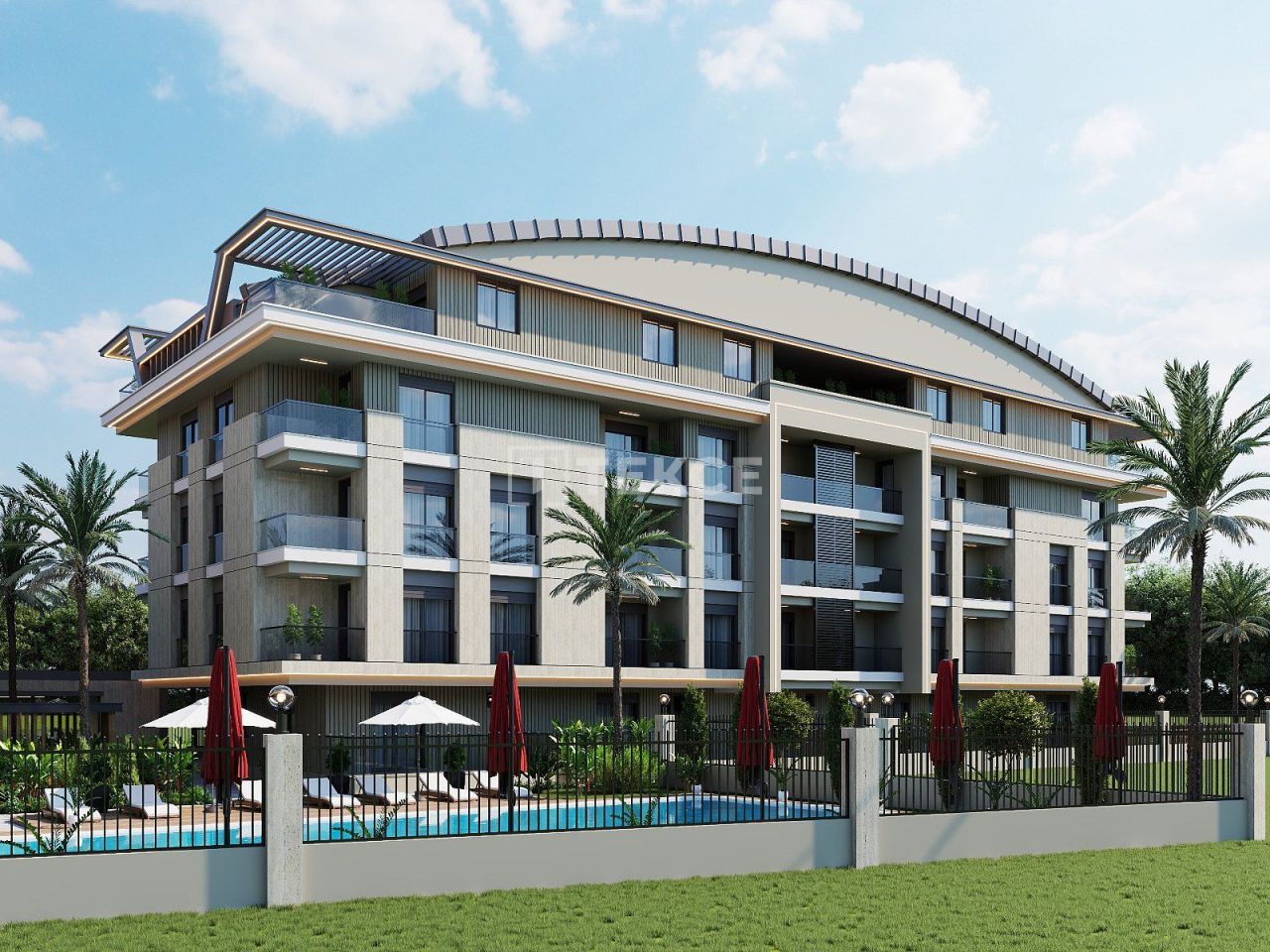 Апартаменты в Анталии, Турция, 47 м² - фото 16