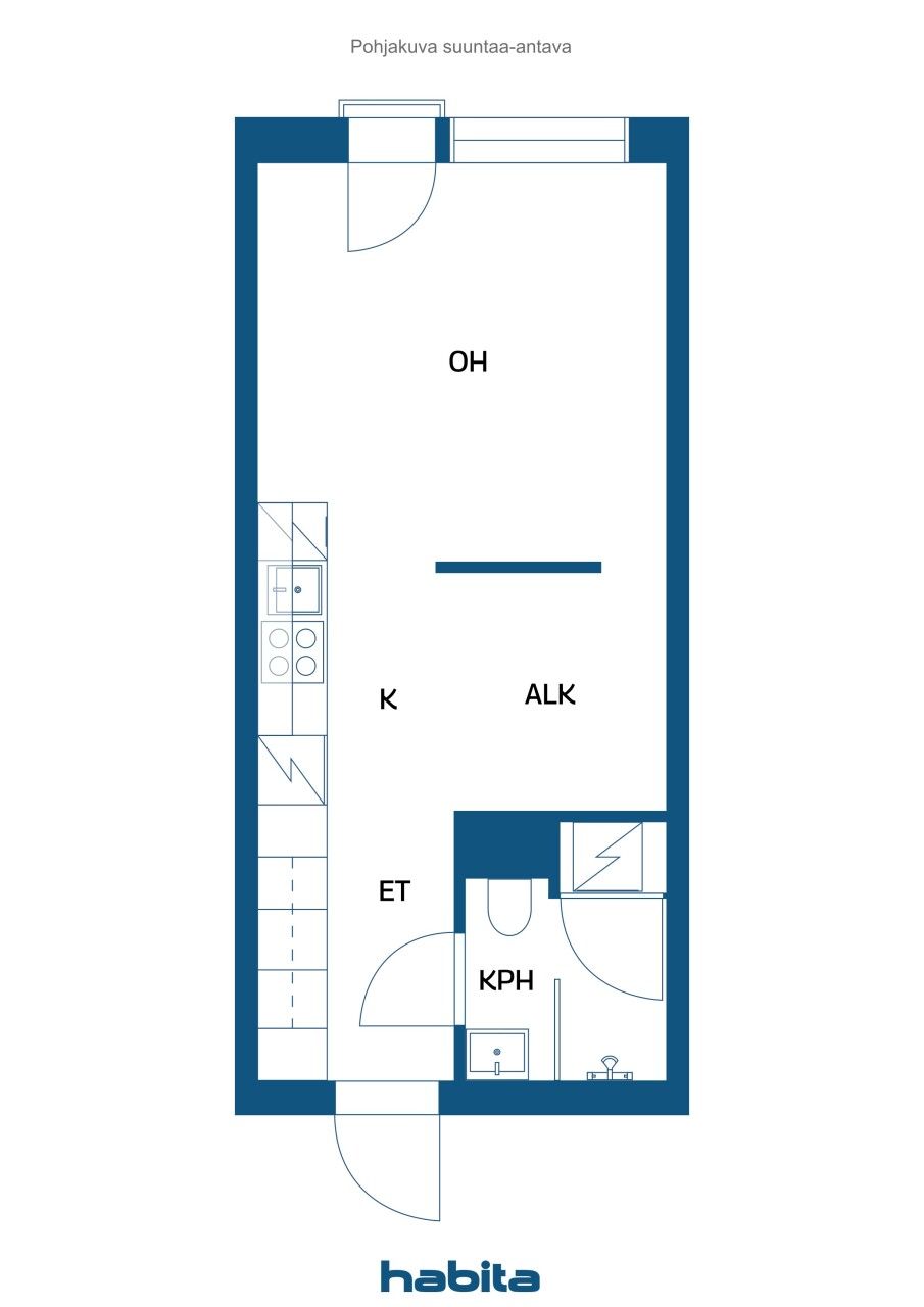 Апартаменты в Тампере, Финляндия, 29 м² - фото 2