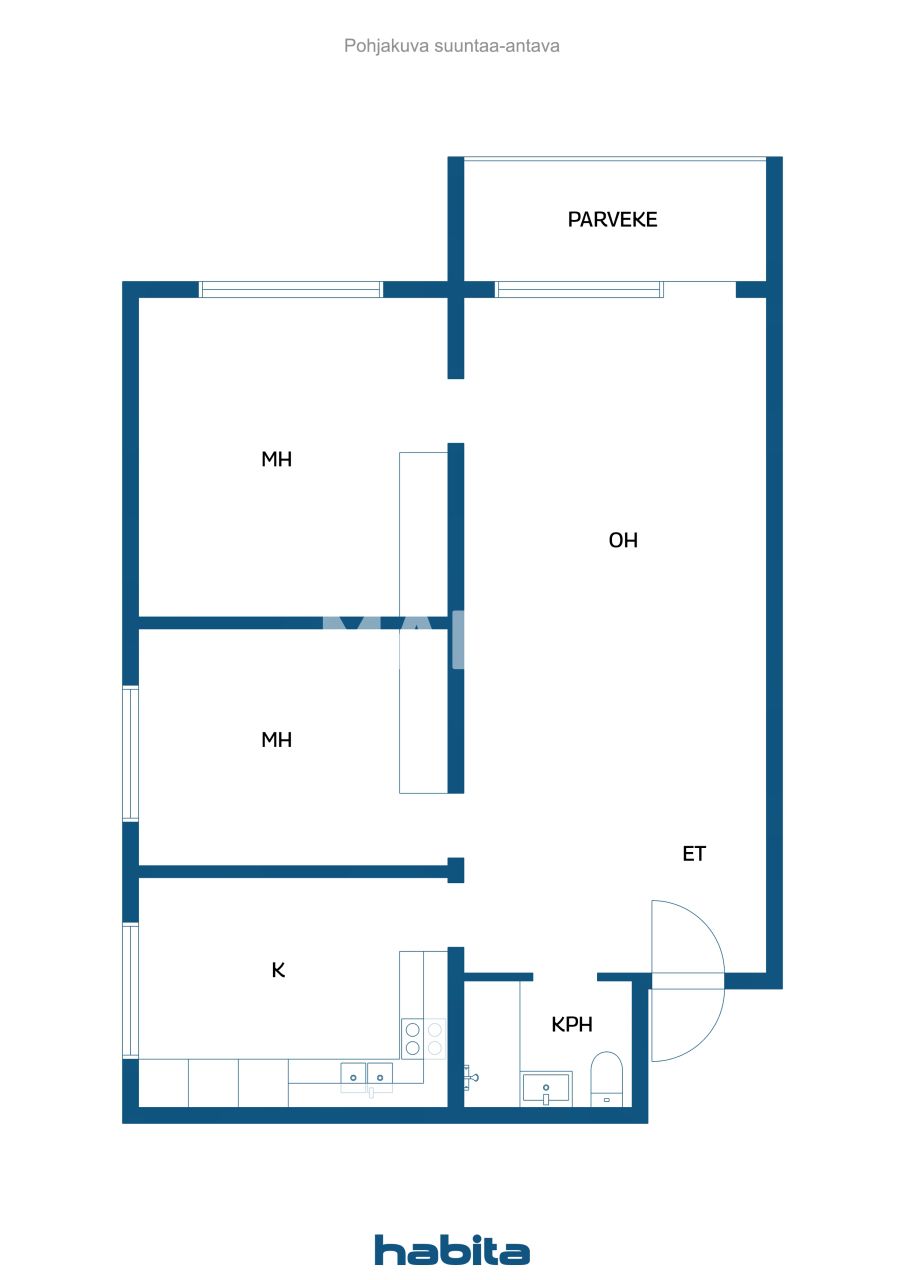 Апартаменты в Вантаа, Финляндия, 70.5 м² - фото 2