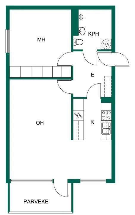Квартира в Вантаа, Финляндия, 55 м² - фото 2