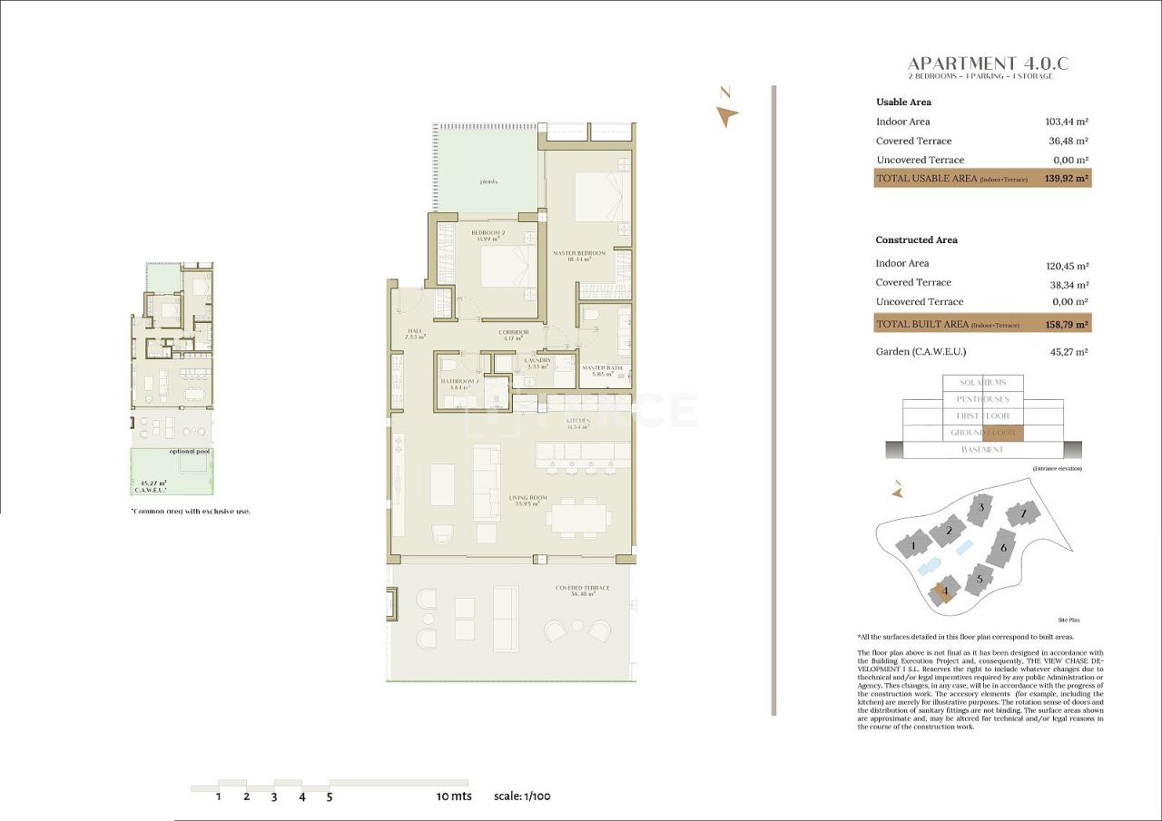 Апартаменты в Эстепоне, Испания, 118 м² - фото 16