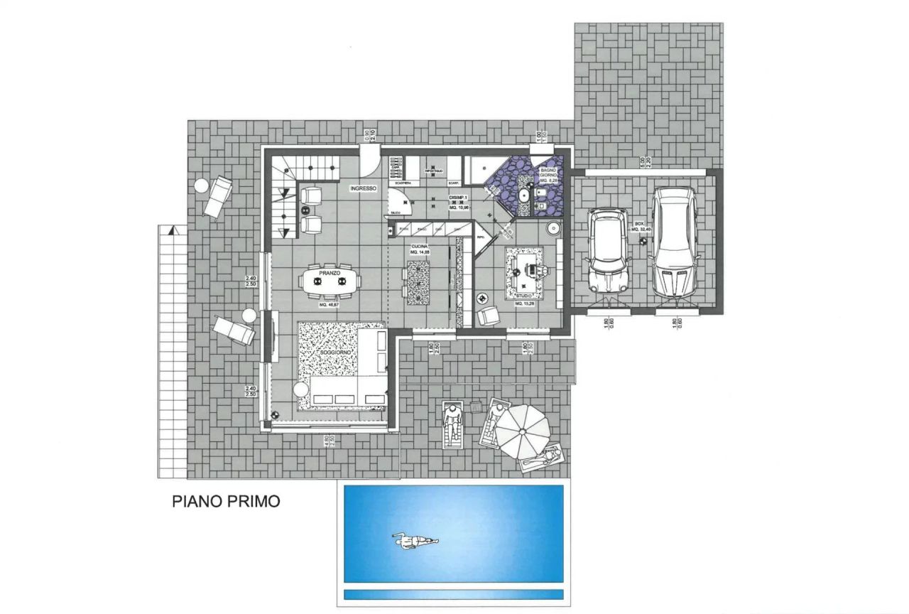 Вилла в Бельджирате, Италия, 350 м² - фото 7