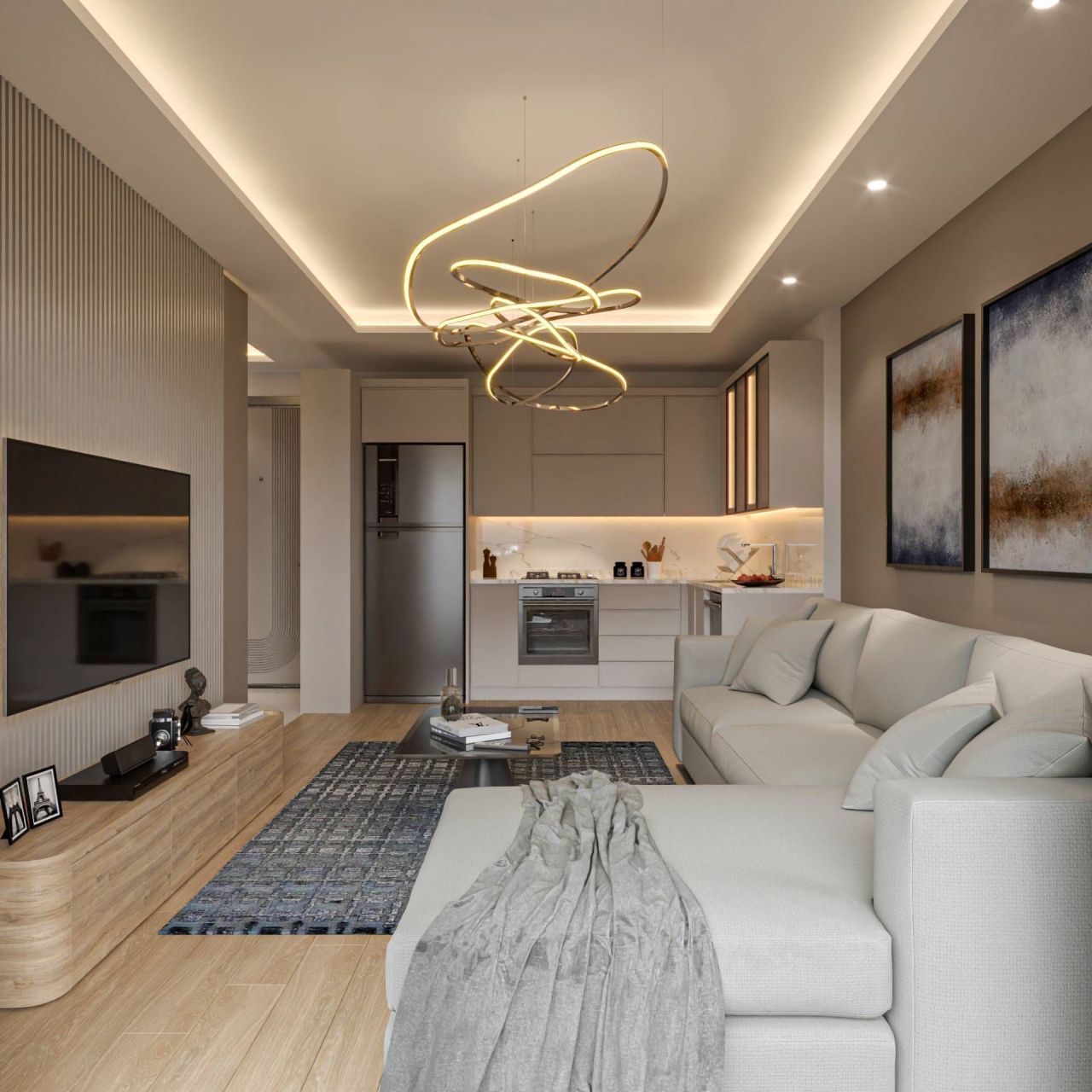 Квартира в Мерсине, Турция, 49 м² - фото 1