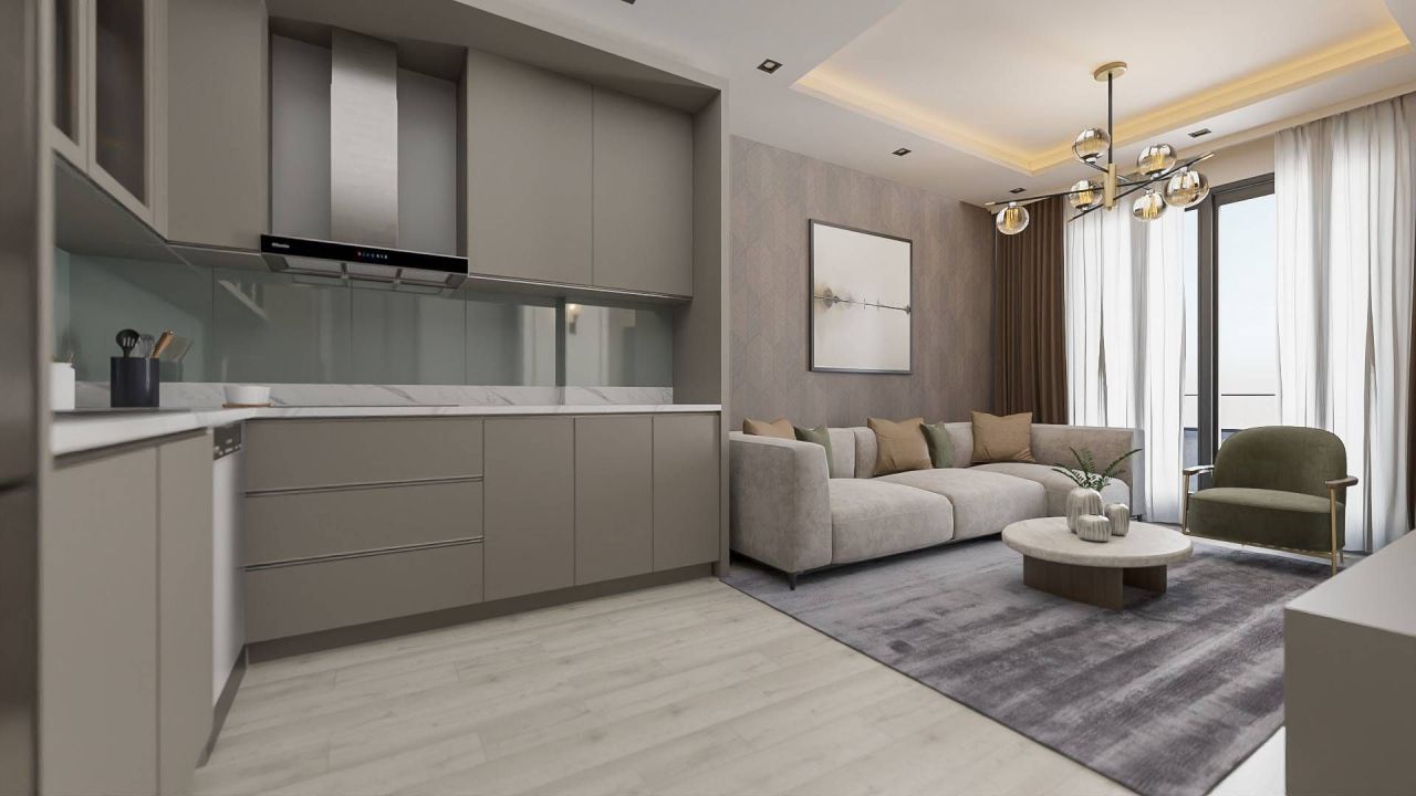 Квартира в Мерсине, Турция, 45 м² - фото 1