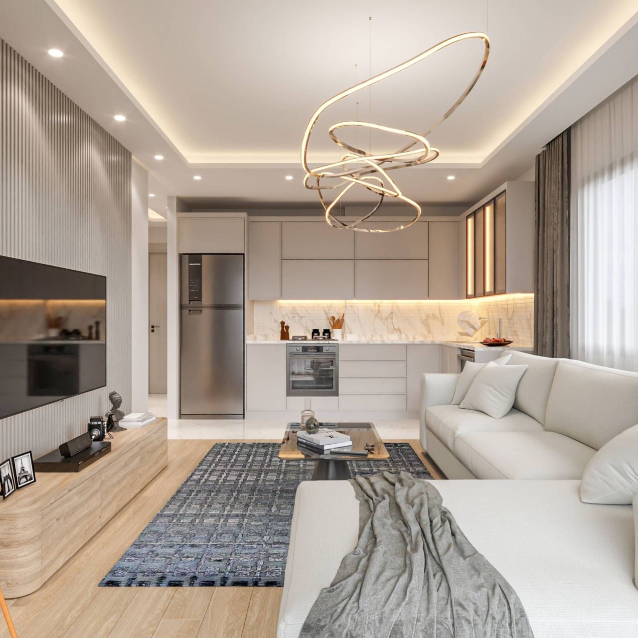 Квартира в Мерсине, Турция, 75 м² - фото 1