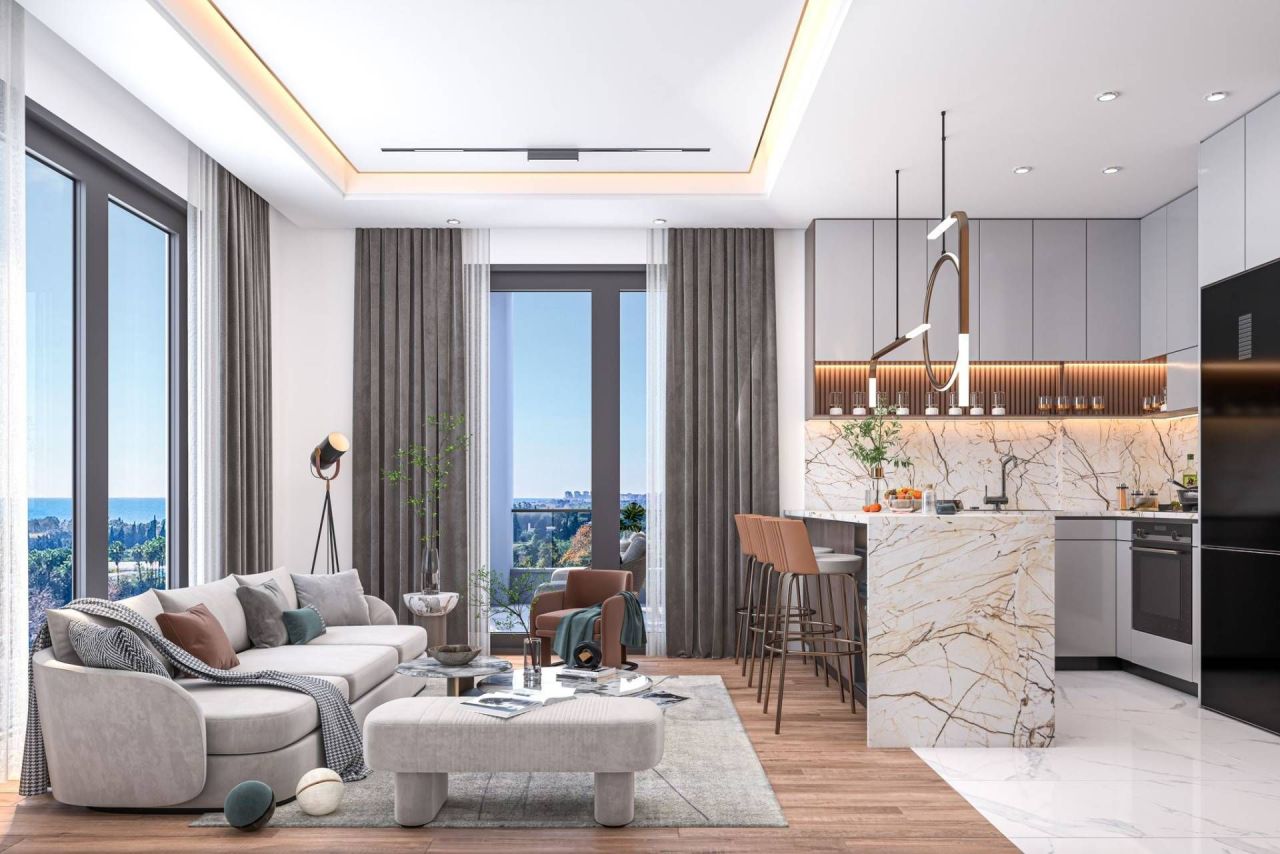 Квартира в Мерсине, Турция, 75 м² - фото 4