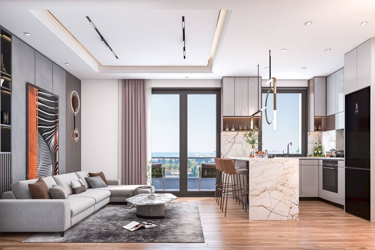 Квартира в Мерсине, Турция, 49 м² - фото 4