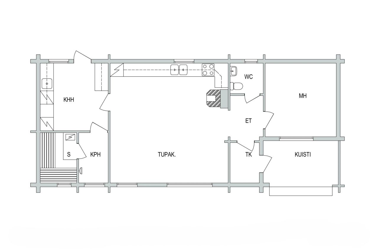 Дом в Лиекса, Финляндия, 80 м² - фото 2
