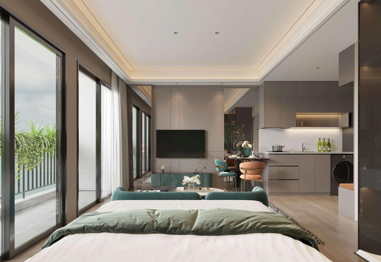 Апартаменты на острове Пхукет, Таиланд, 34 м² - фото 10