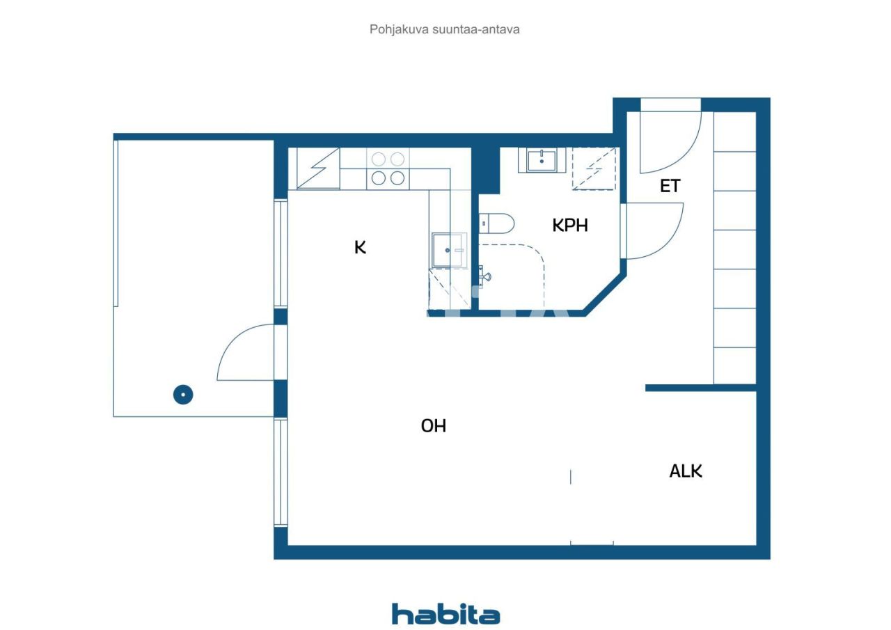 Апартаменты в Вантаа, Финляндия, 37 м² - фото 2