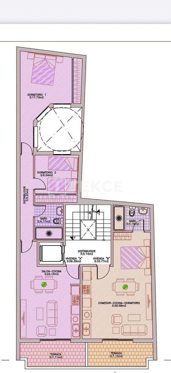 Апартаменты в Торревьехе, Испания, 60 м² - фото 1