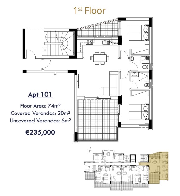 Апартаменты в Лимасоле, Кипр, 94 м² - фото 9