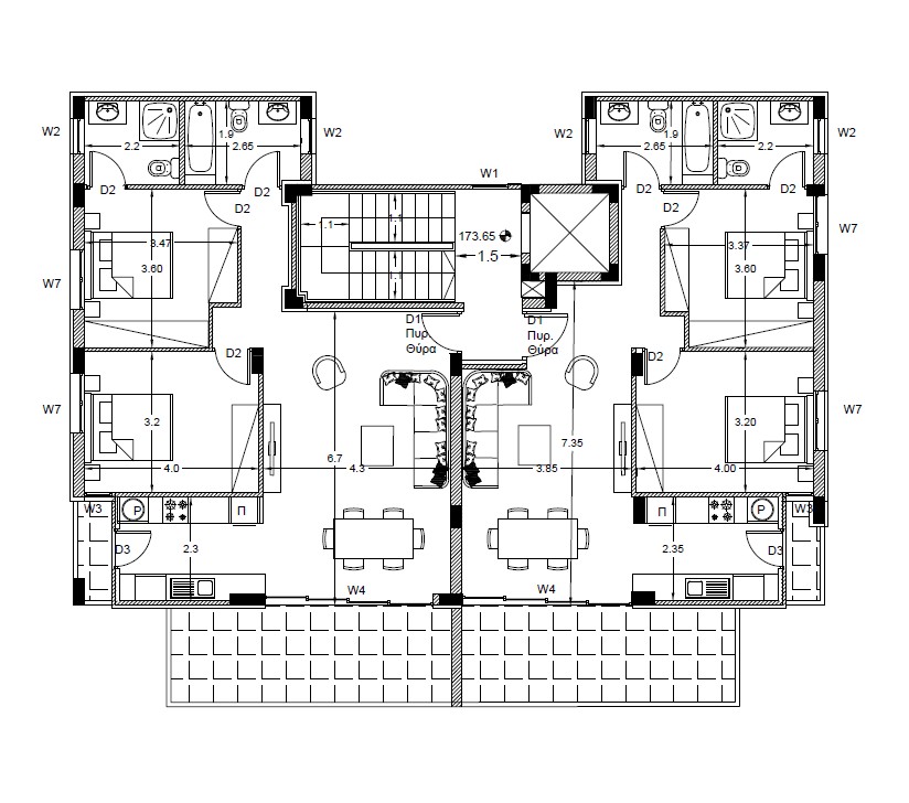 Апартаменты в Лимасоле, Кипр, 100 м² - фото 10