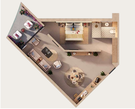 Апартаменты в Дубае, ОАЭ, 57 м² - фото 5