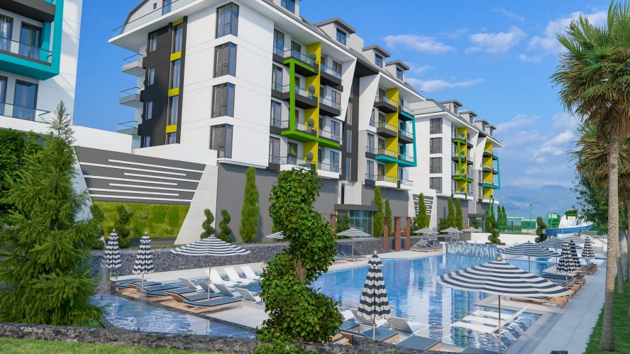 Апартаменты в Алании, Турция, 90 м² - фото 1